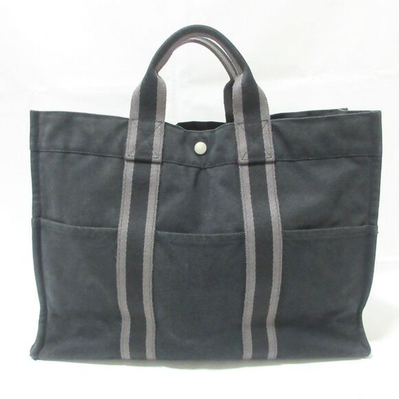 Hermes Fourre Tout Canvas Tote Bag - Picture 1 of 10